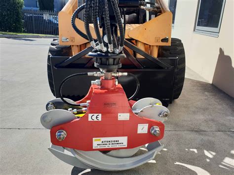 best log grapple for skid steer|log grapple rotator.